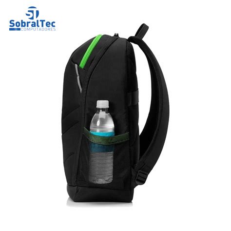 Mochila Para Notebook Hp 17 Pavilion 300 Preto E Verde Sobraltech