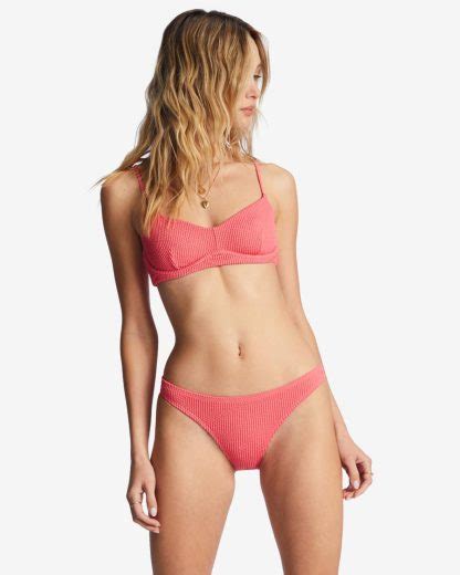 Mujer Summer High Tropic Braguita De Bikini Para Mujer Coral Crush