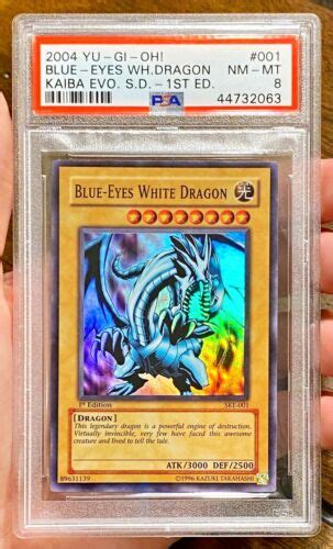 Yu Gi Oh Blue Eyes White Dragon St Edition Ske Super Rare