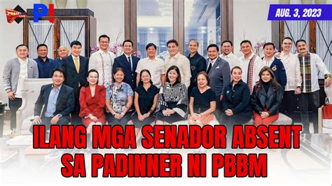 P Kwentong Politiko Aug Ilang Mga Senador Absent Sa Padinner