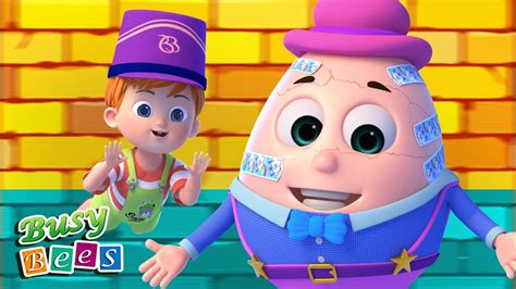 Humpty Dumpty Song Children Songs Busy Bees Nursery Rhymes For