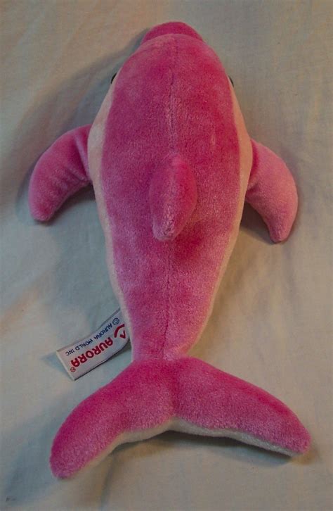 Aurora Cute Soft Pink Dolphin 12 Plush Stuffed Animal Toy Aurora