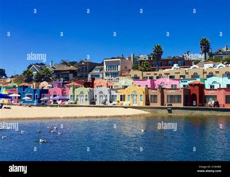 These Colorful Beach Houses In Capitola California Are Gorgeous Stock