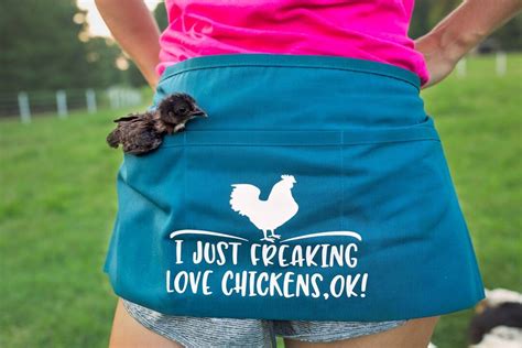 Egg Apron Chicken Apron Homesteading Apron Crazy Chicken Lady Homesteader Apron Chicken Lover