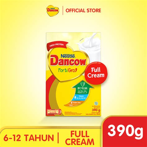 Nestle DANCOW FortiGro Susu Bubuk Full Cream Usia Sekolah Box 390g