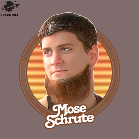 Mose Schrute Retro Style Fan Artwork Png Design Inspire Uplift