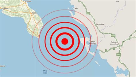 Terremoto Tra Grecia E Puglia Di Magnitudo 4 6 Avvertito Anche A Lecce