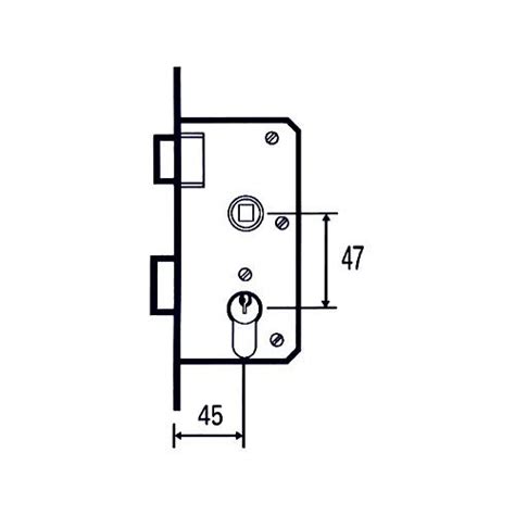 Bricolage Moreno Sl Cerradura Embutir Mcm
