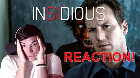 First Time Watching Insidious Movie Reaction Youtube