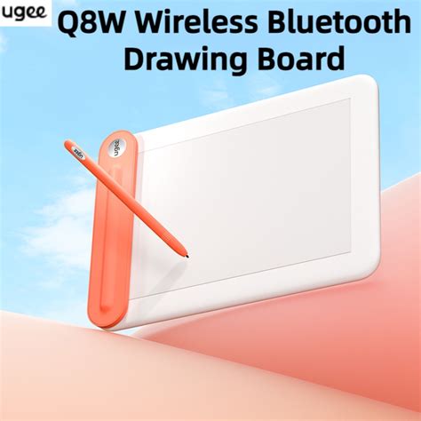 Ugee Q8w Wireless Bluetooth Drawing Board Smart Handwriting Tablet