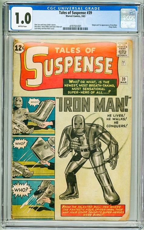 Tales Of Suspense 39 1963 CGC 1 0 Origin And 1st Appearance Of Iron