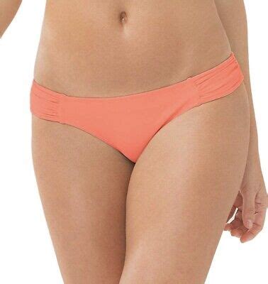 Smart Sexy Women S Swim Secret Side Ruched Bikini Bottom Peach