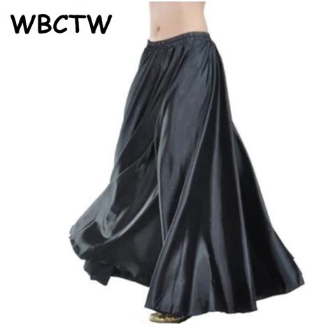 Wbctw Gonne Lunghe Raso 10xl Plus Size Maxi Long Woman Pleated Skirt