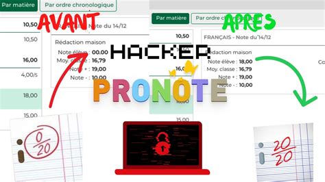Tuto Comment Changer Vos Notes Sur Pronote Youtube
