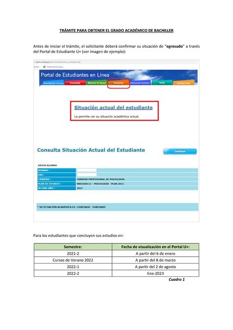 Tramite Para Obtener Bachillerato Trmite Para Obtener El