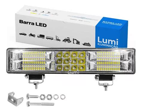 Kit Farol De Barra Led W V Auxilar Offroad Caminh O