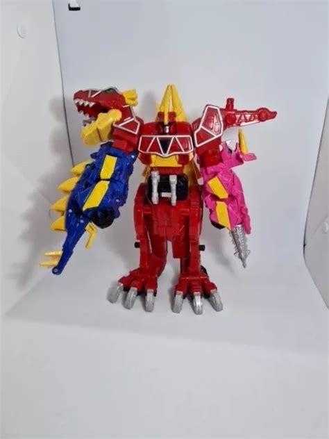 Power Rangers Dino Charge Red T Rex Zord Megazord With Stego And