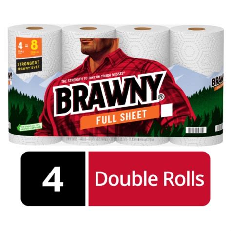 Brawny Full Sheet Paper Towels Strong And Large Paper Towel Rolls