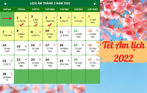 Tết Âm Lịch Năm 2022 Vào Ngày Nào Dương Lịch Được Nghỉ Bao Nhiêu Ngày