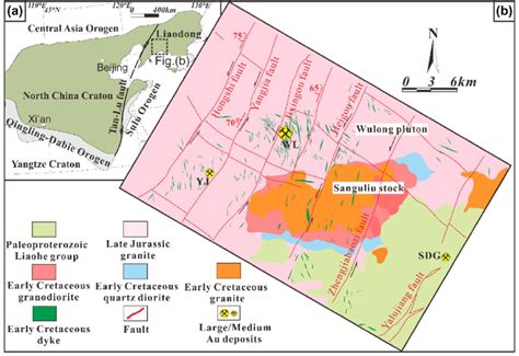 Simplified Geological Map Of The A North China Craton And B Wulong