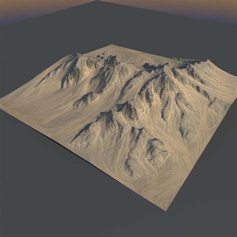 3d 3ds mountain maps terrain