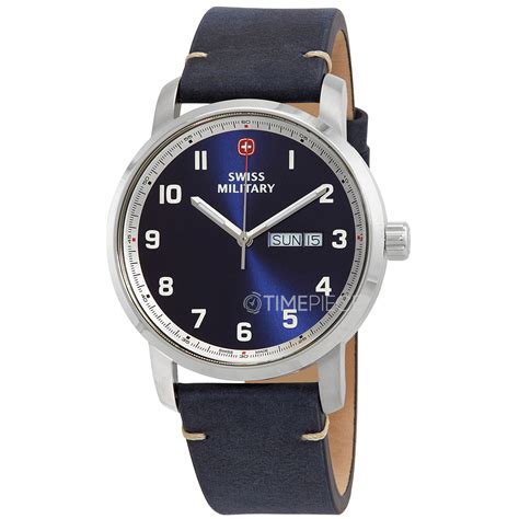 Swiss Military Attitude Quartz Blue Dial Watch 011541315