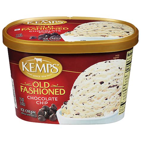 Kemps Old Fashioned Chocolate Chip Ice Cream Qt Chocolate