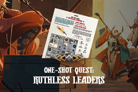 CMON - Massive Darkness 2 Extra Quest: Ruthless Leaders