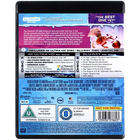 Epoca De Gheata 5 Ploaie De Meteoriti Blu Ray 4K Blu Ray EMAG Ro