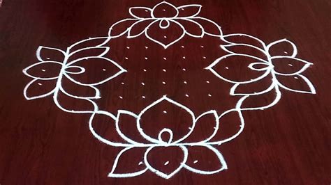 Dot Rangoli 15 To 1 Daily Muggulu New Chukkala Muggulu Daily