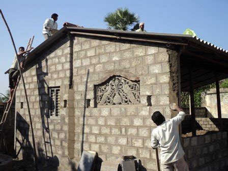 HOUSE CONSTRUCTION IN INDIA: TEMPORARY SHED AND POWER