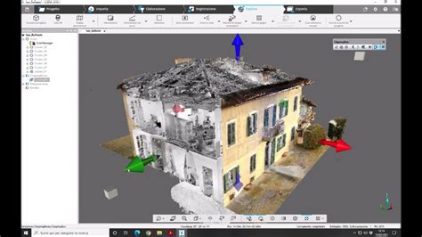 Rilievo Laser Scanner D Nuvola Di Punti Navigazione Nuvola In Faro