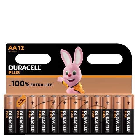 Duracell Plus Aa Alkaline Batteries Extra