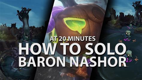 HOW TO SOLO Baron Nashor At 20 Minutes League Of Legends YouTube