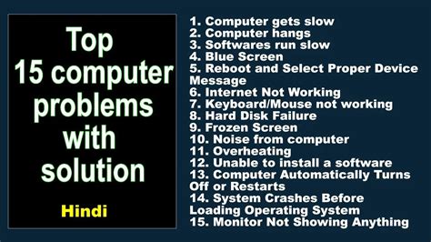 Top 20 Common Pc Problems