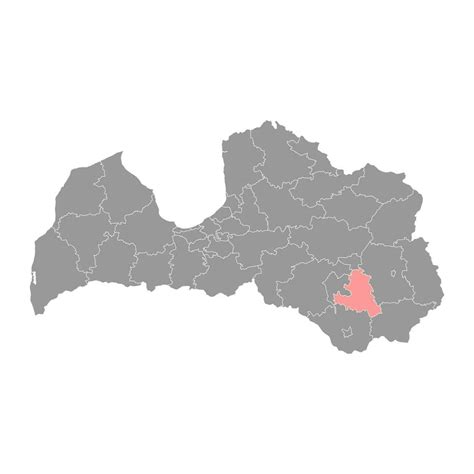 Preili Municipality map, administrative division of Latvia. Vector illustration. 23823166 Vector ...