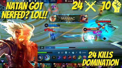 Natan Can See The Future Build Marksman Gameplay Mlbb Youtube