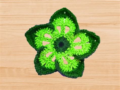 D Crochet Flower Pdf Pattern