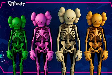 KAWS x 'Fortnite' Collaborate on Skeleton 'Companion' Skin