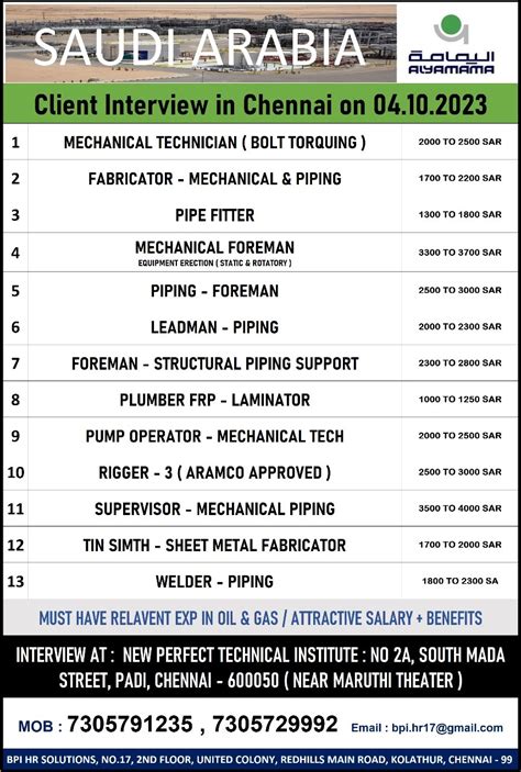 Al Yamama Company Saudi Arabia Jobs Large Recruitment