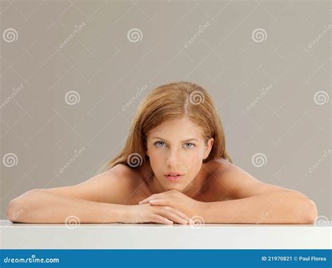 Beauty Portrait Blonde Woman Looking At Camera Stock Image Image Of Beautiful Fresh 21970821