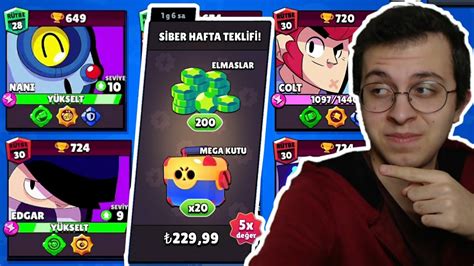 Özel Teklİf İle TÜm Karakterlerİ 10 Sevİye Yapiyoruz Brawl Stars Youtube