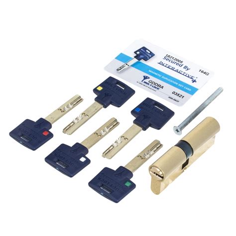 Цилиндр (Личинка замка) MUL-T-LOCK Interactive+ 70 Ф (3535), латунь ...