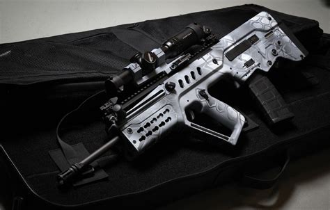 Wallpaper weapons, background, machine, Tavor, TAR-21 images for desktop, section оружие - download