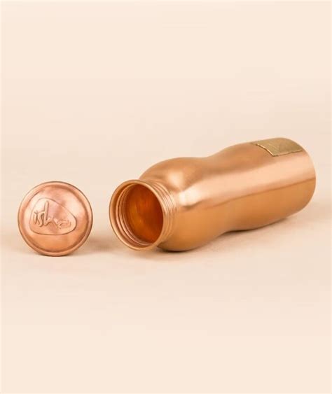 Isha Life Pure Copper Water Bottle With Logo type 2 300 Ml - Etsy