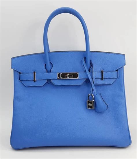 Bolsa Herm S Birkin Epson Blue Ski Bff Shop