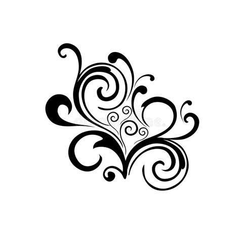 Tribal Tattoo Collage Flourish Vector Design Elements Elegant Floral