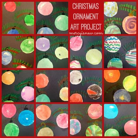 Christmas Ornament Art Project