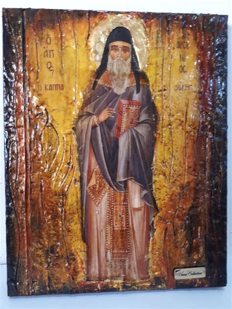 Saint St Arsenios Icon Russian Greek Byzantine Christian Etsy