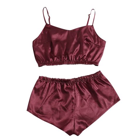 Guesslookry New Vibe New Sexy Lace Lingerie Silk Underwear Sleepwear Underwear Pajamas